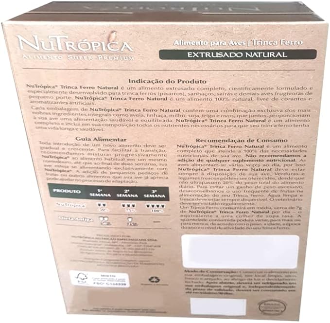 Nutrópica Trinca Ferro Natural - 1kg