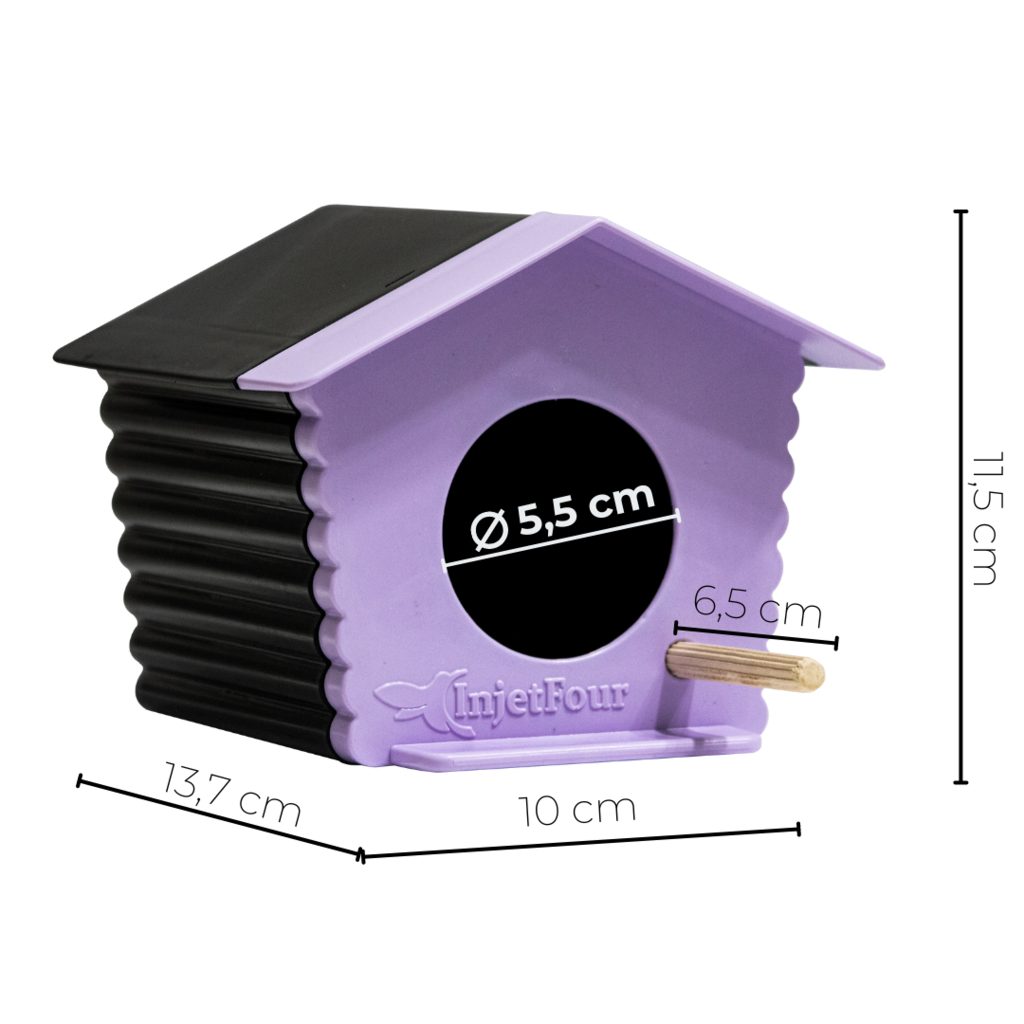 Casinha para pássaros InjetFour
