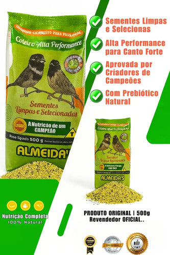Kit Coleiro Alta Performance Almeidas Nutrição De Torneio