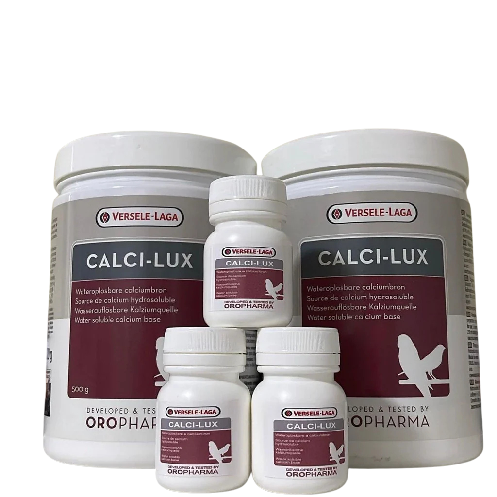 Calci-Lux – Suplemento de Cálcio para Aves | Fortalecimento Ósseo e Pós-Muda | IMPORTADO