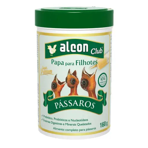 ALCON CLUB PAPA PARA FILHOTES PÁSSAROS - 160G