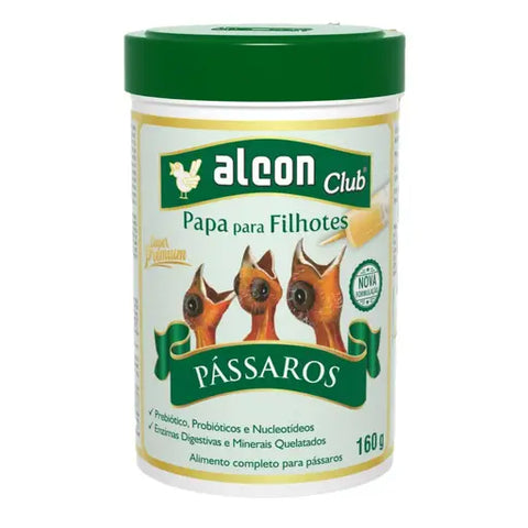 ALCON CLUB PAPA PARA FILHOTES PÁSSAROS - 160G