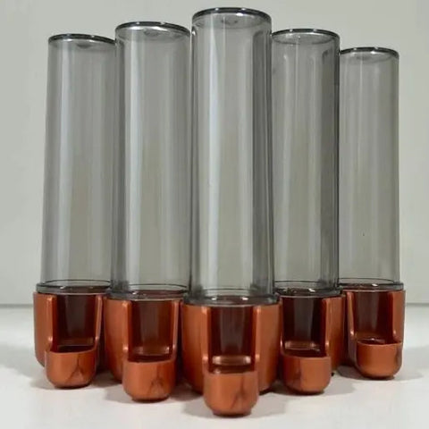 Kit C/ 12 Bebedouro Fumê Base Cobre 30ml 71.6 - Malha Fina 1.2v Fumê