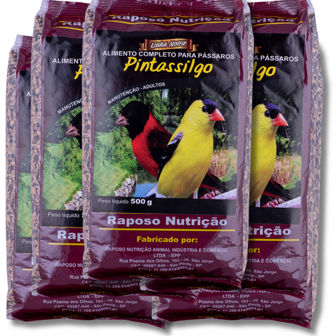KIT - 5 MISTURA PARA PINTASSILGO, 500G CADA