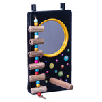 Espelho Decorado para Psitacídeos | Brinquedo para Pássaros