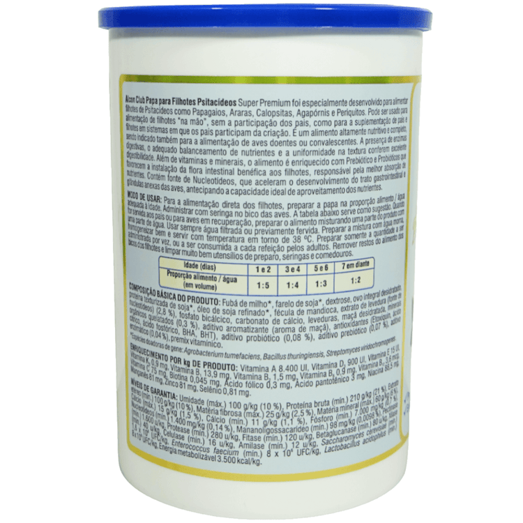 Alcon Papa para Filhotes Psitacídeos - 160gr