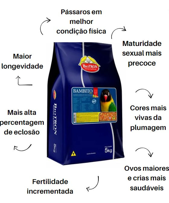 2 unid - BIOTRON BAMBITO MIX - 500G cada