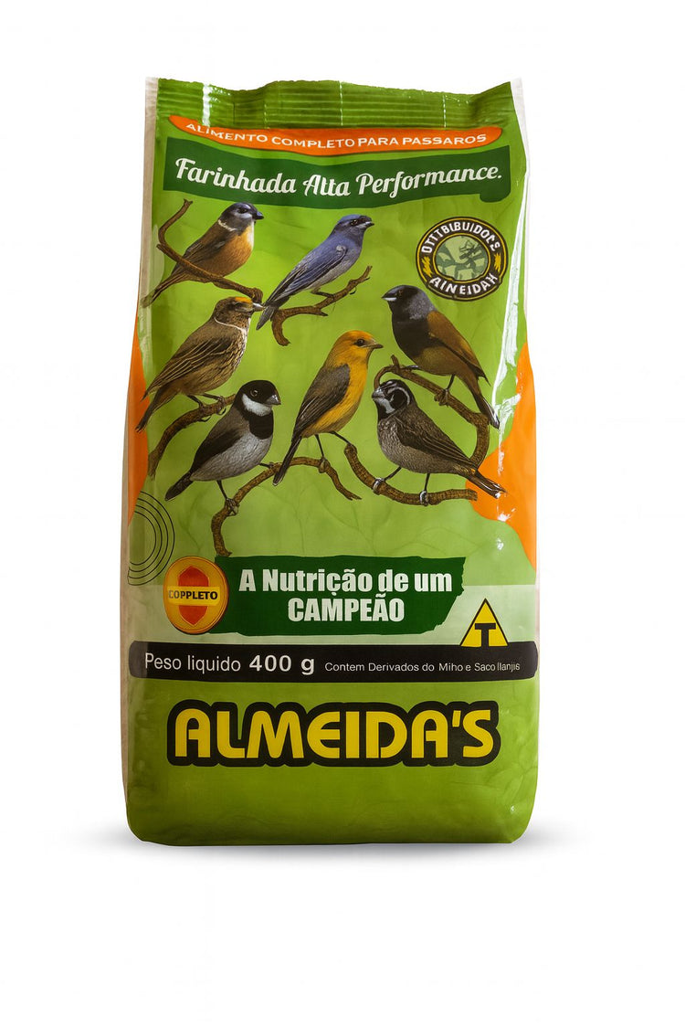 1 COLEIRO ALTA PERFORMANCE + FARINHADA ALTA PERFORMANCE