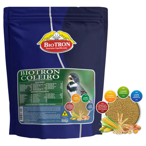 KIT - 1 COLEIRO ALTA PERFORMANCE + 1 BIOTRON COLEIRO + 1 GRIT MINERAL ALTA PERFORMANCE