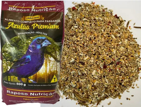 KIT - 1 AZULÃO PREMIUM + 1 BIOTRON CURIÓ, BICUDO E AZULÃO