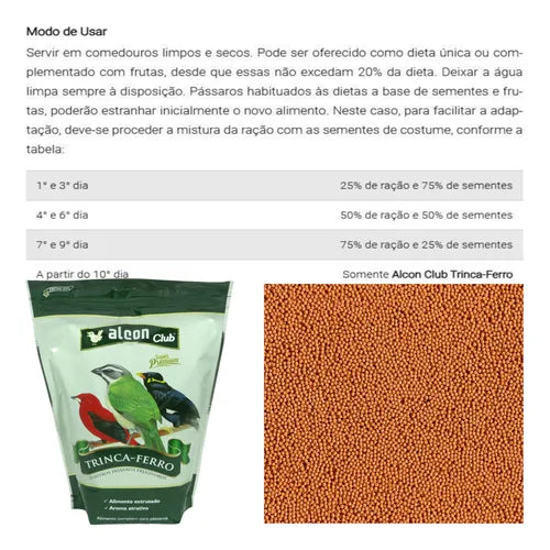 KIT - Alcon Club TRINCA FERRO - 2 unidades de 500g cada