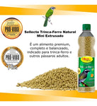 KIT - 2 SELLECTA TRINCA FERRO MINI EXTRUSADO NATURAL - 300G CADA