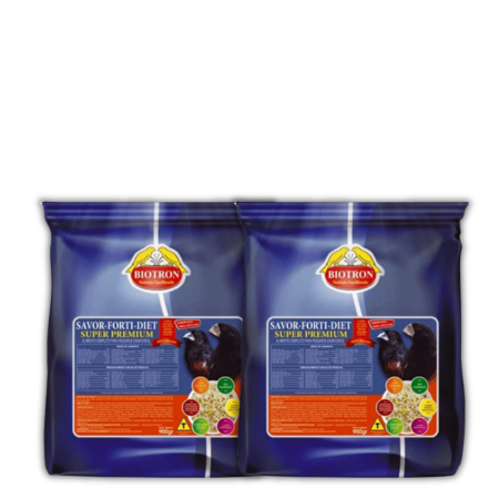 KIT BIOTRON 2 unid - Farinhada Savor-Forti-Diet - 900g cada