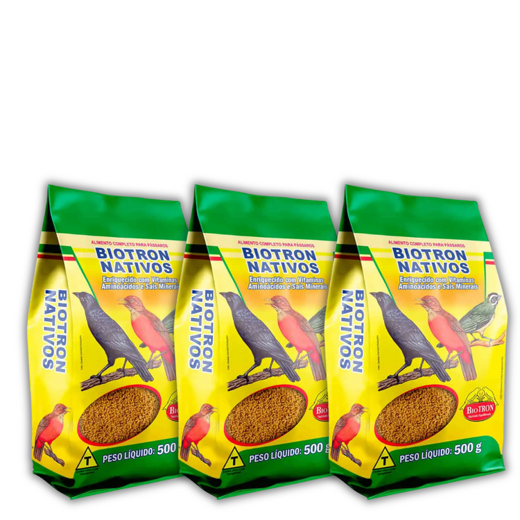 BIOTRON NATIVOS - 3 unidades (500g cada)