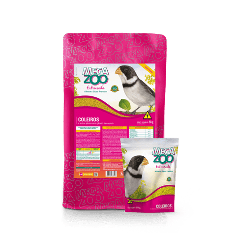 MEGAZOO EXTRUSADA COLEIROS - 350G