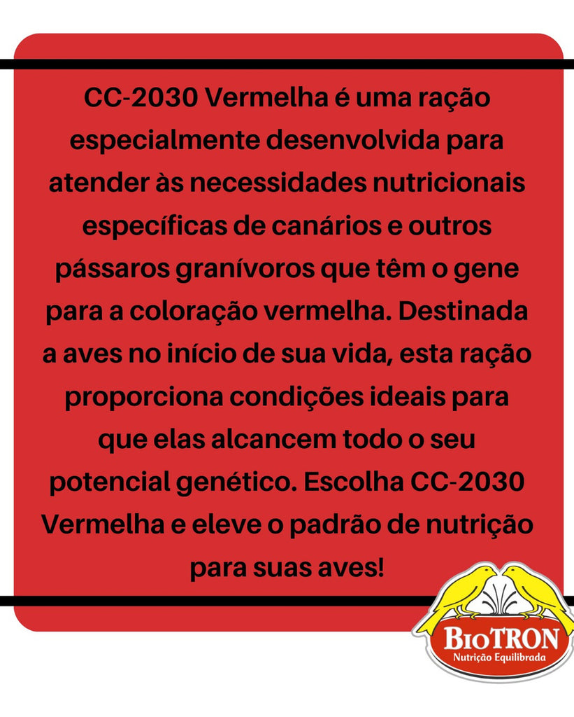 BIOTRON CC2030 VERMELHA - 2 unid
