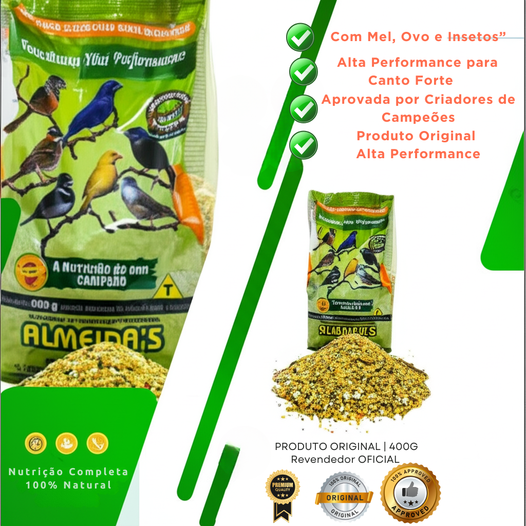 3 COLEIRO ALTA PERFORMANCE + 1 FARINHADA ALTA PERFORMANCE