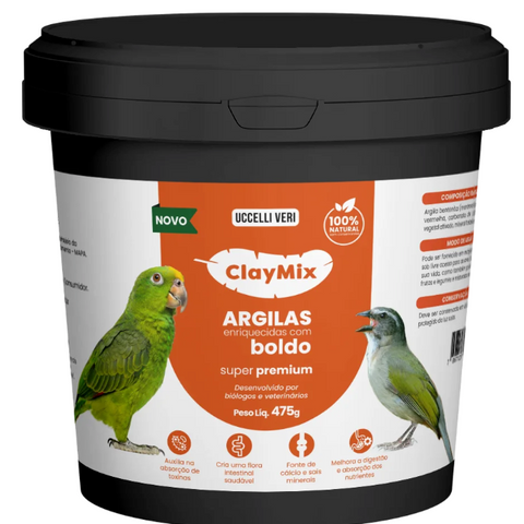 ARGILA ENRIQUECIDA COM BOLDO
