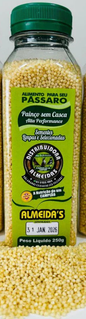 PAINÇO SEM CASCA ALTA PERFORMANCE 250GR