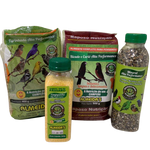 KIT -1 BICUDO E CURIÓ ALTA PERFORMANCE+1 FARINHADA ALTA PERFORMANCE+1CANJIQUINHA+1MINERAL C/ CARVÃO