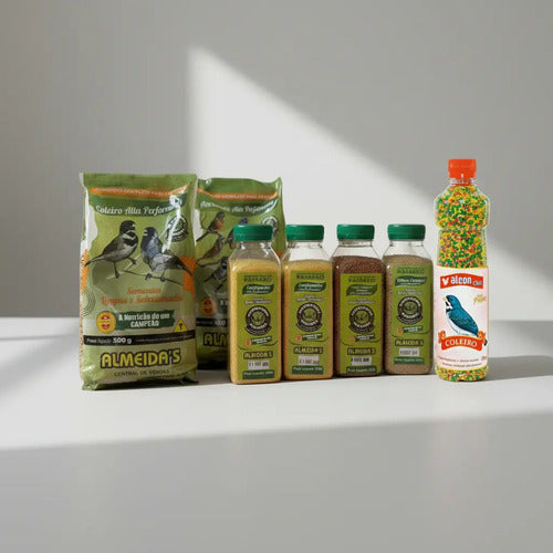 Kit Alimento Coleiro Torneio Alta Performance Almeidas Elite