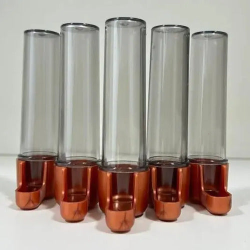 Kit C/ 12 Bebedouro Fumê Base Cobre 30ml 71.6 - Malha Fina 1.2v Fumê