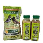 KIT:1 COLEIRO ALTA PERFORMANCE 500gr +1 MILHETO CEARENSE 220gr+1 PAINÇO SALMON 220gr