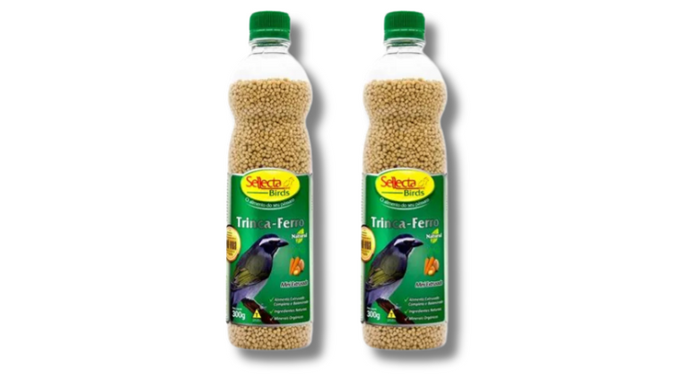 KIT - 2 SELLECTA TRINCA FERRO MINI EXTRUSADO NATURAL - 300G CADA