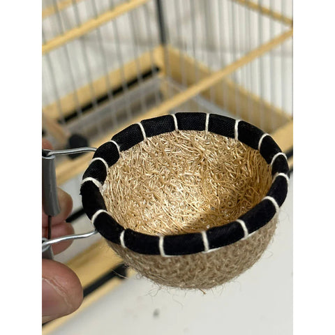 NINHO DE BUCHA PARA COLEIRO ARAME