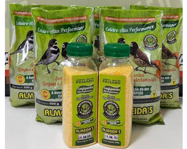 Kit - 5 COLEIRO ALTA PERFORMANCE + 2 CANJIQUINHAS