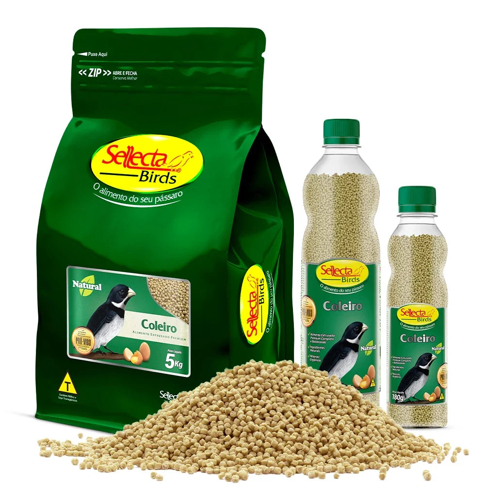 KIT - 2 SELLECTA EXTRUSADO COLEIRO NATURAL - 360G CADA