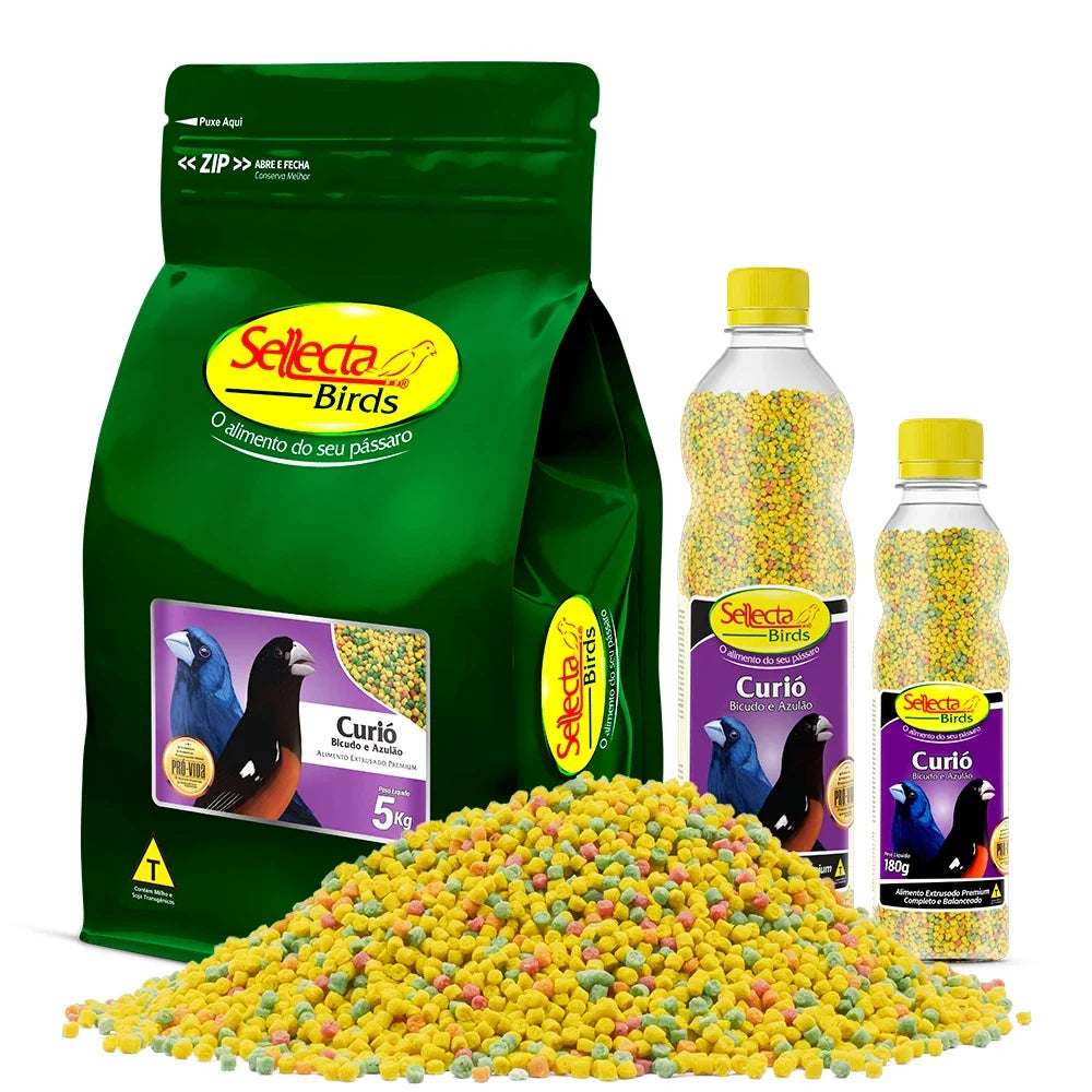 SELLECTA EXTRUSADO CURIÓ, BUCUDO E AZULÃO - 360G