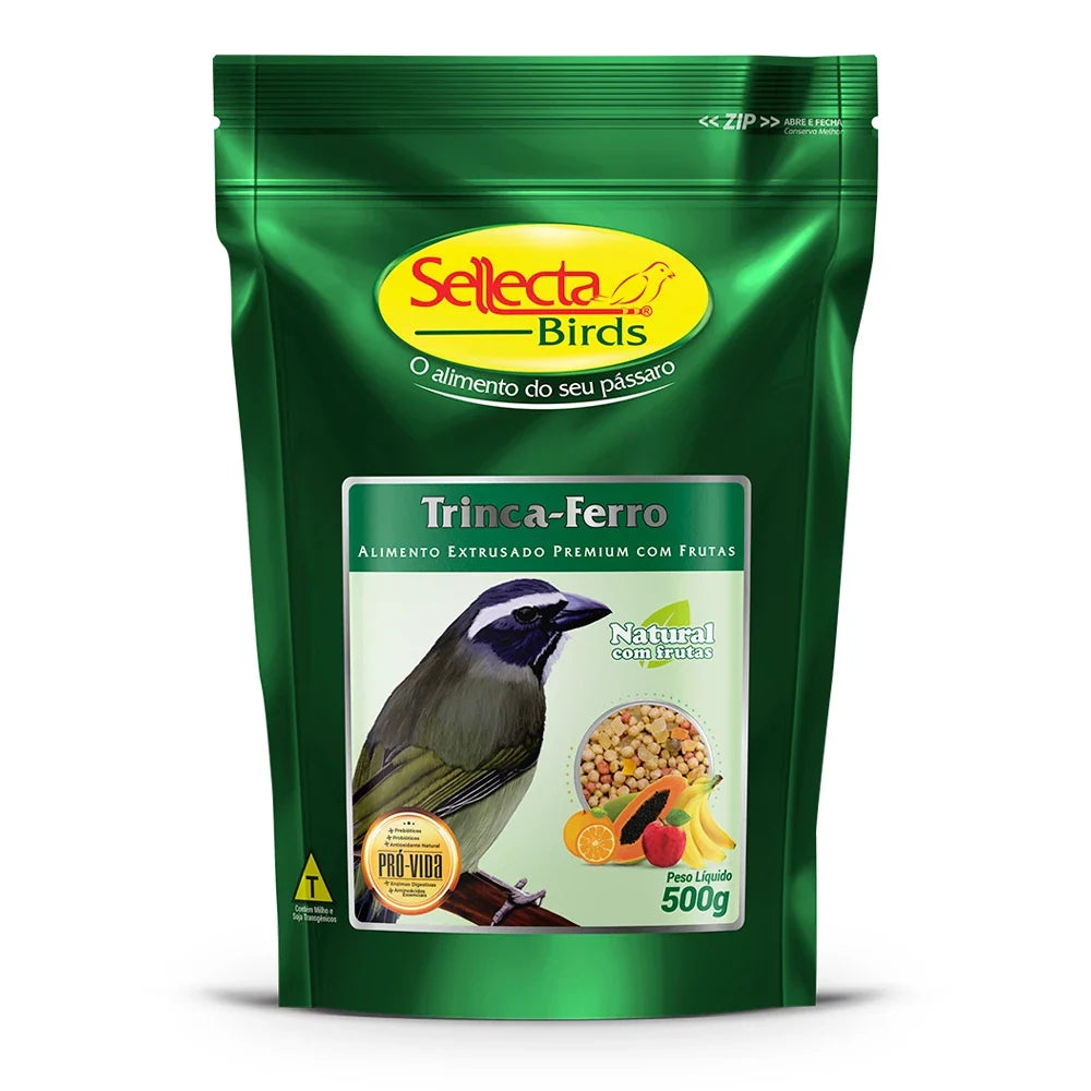 SELLECTA TRINCA FERRO NATURAL COM FRUTAS - 500G