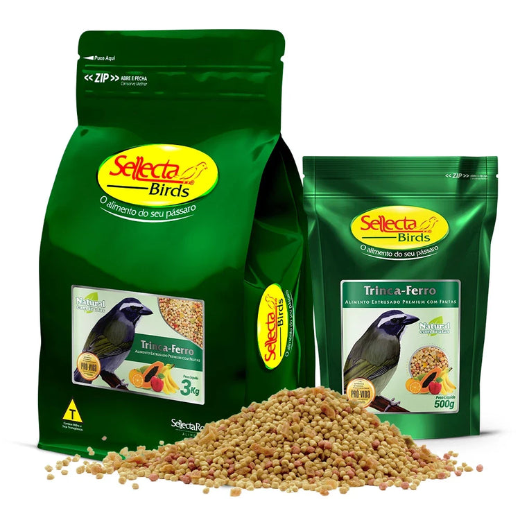 KIT 2 SELLECTA TRINCA FERRO NATURAL COM FRUTAS - 500G CADA