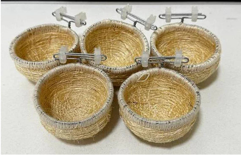 KIT - 5 NINHOS PRESILHA PARA COLEIRO