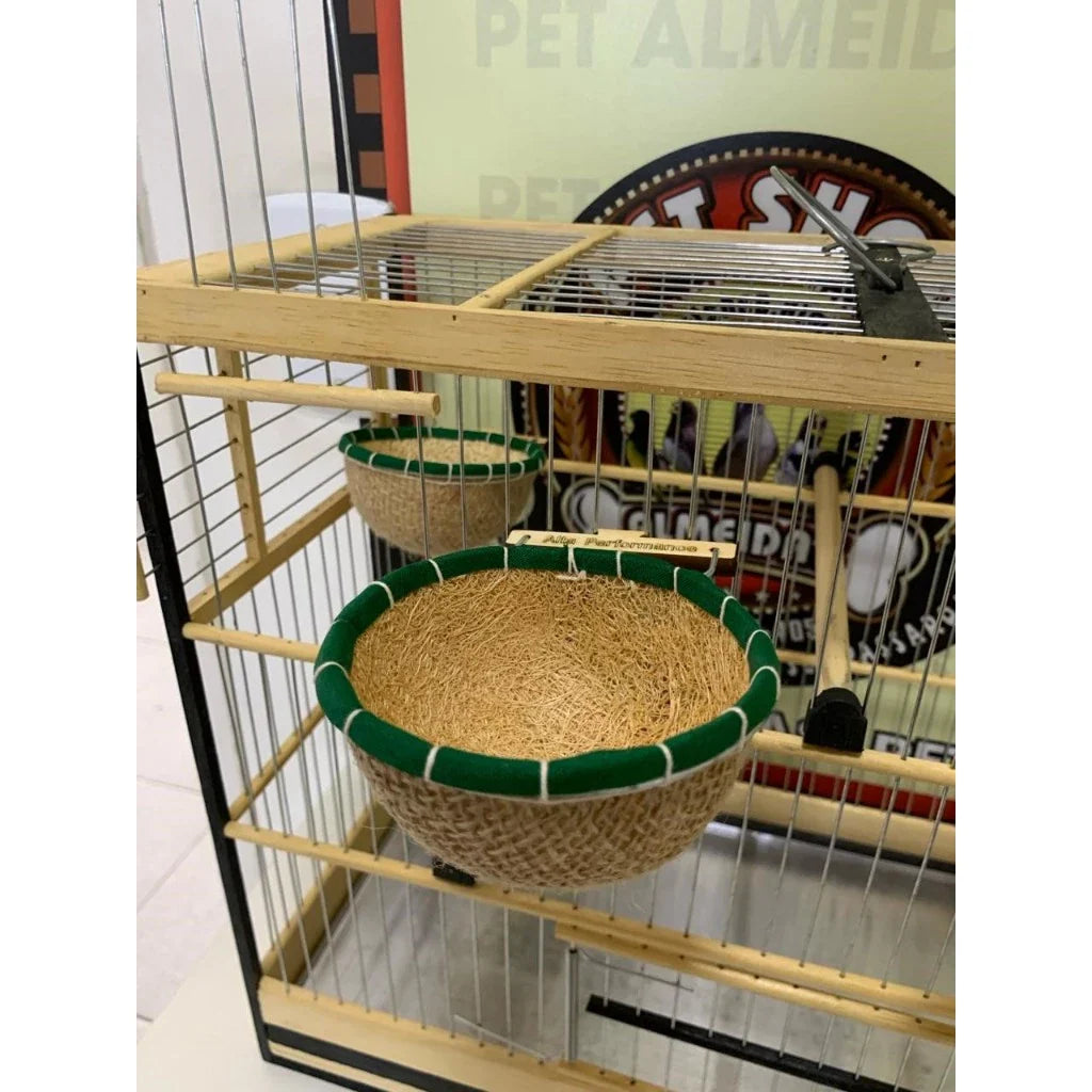 NINHO DE BUCHA  AZULÃO, BICUDO E CANÁRIO