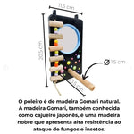 Espelho Decorado para Psitacídeos | Brinquedo para Pássaros