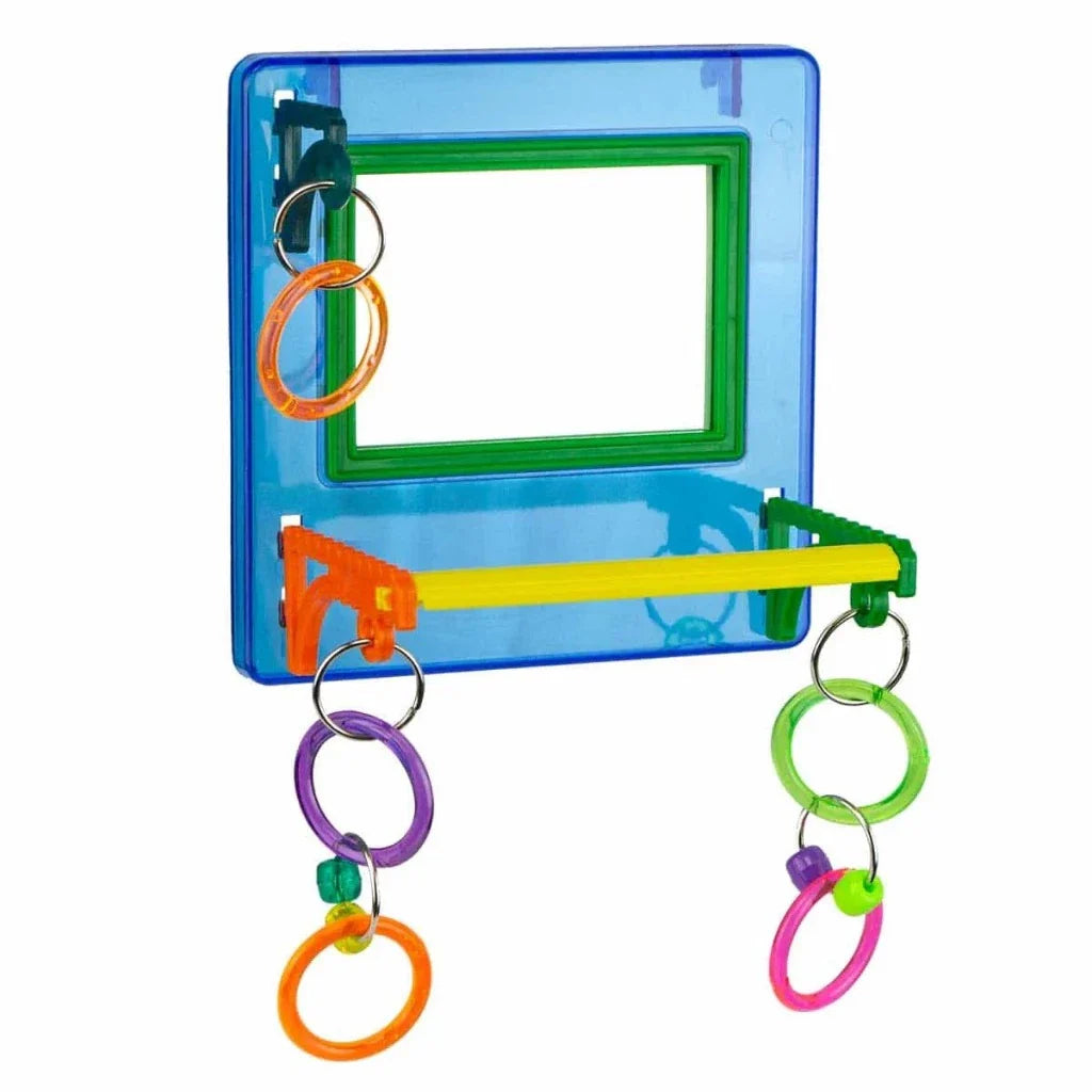 Brinquedo Espelho Multi Play Para Calopsitas Agapornis e Periquitos - Toco Tucano
