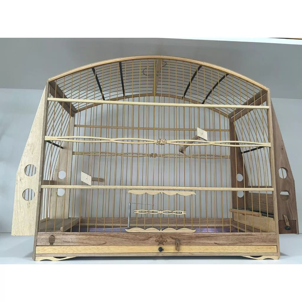 Gaiola de Sabiá e Pássaro Preto