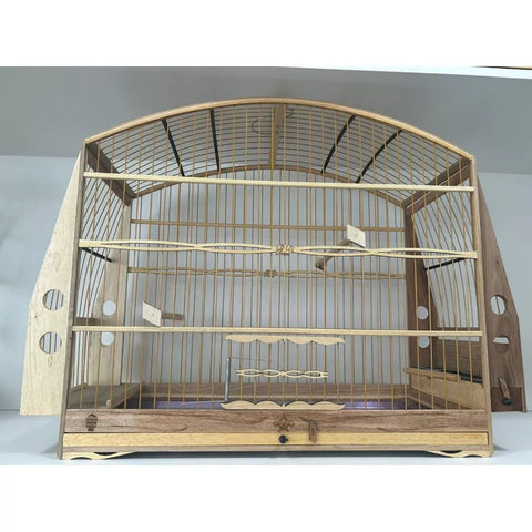 Gaiola de Sabiá e Pássaro Preto