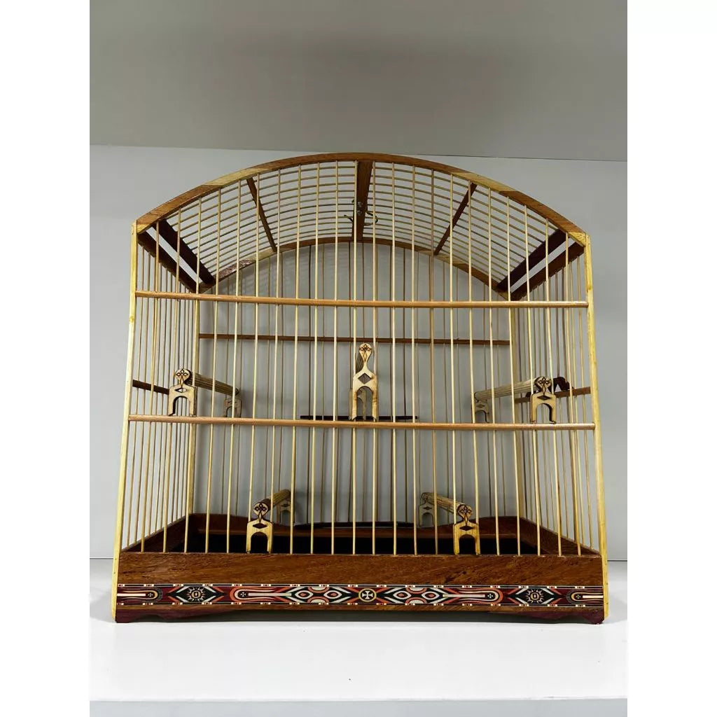 GAIOLA DE PASSEIO EM MALHA LARGA/TRINCA FERRO - MARCHETARIA FITA