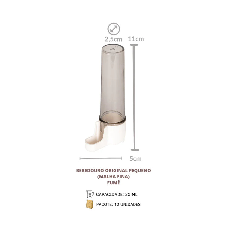 BEBEDOURO ORIGINAL PEQUENO FUME 71.5 PACOTE C/10