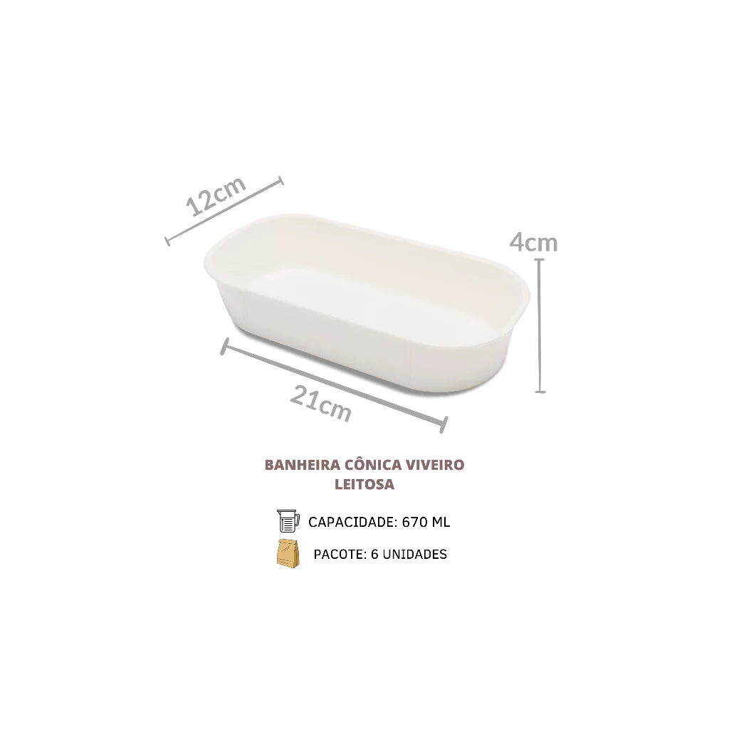 BANHEIRA VIVEIRO CÔNICA LEITOSA 35.2