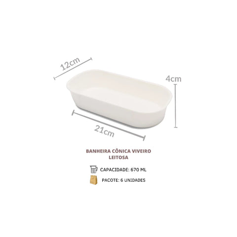 BANHEIRA VIVEIRO CÔNICA LEITOSA 35.2