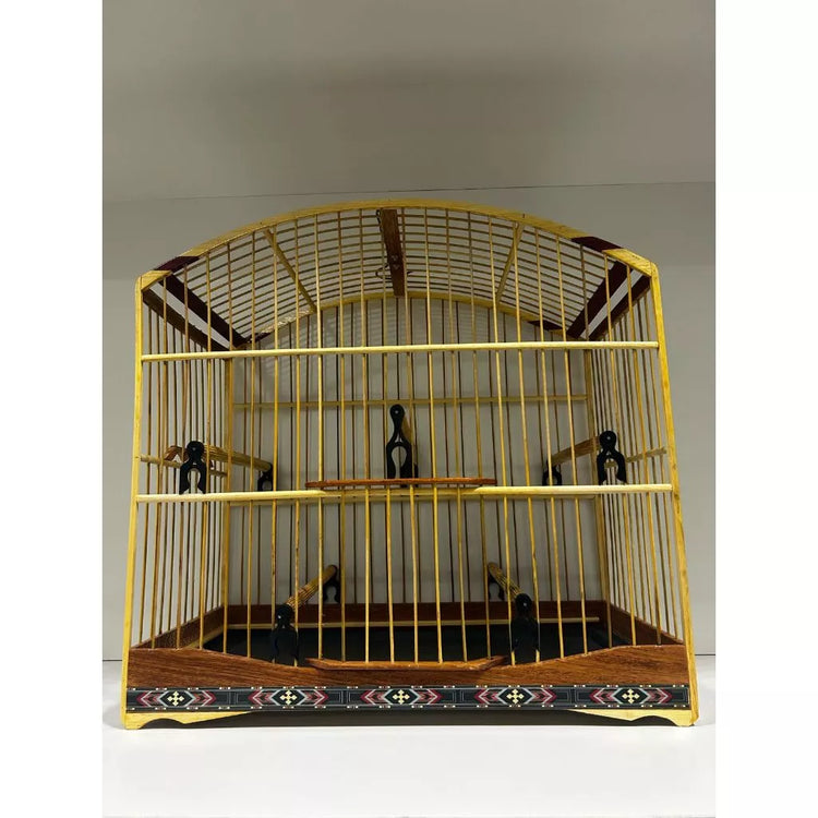 GAIOLA DE PASSEIO EM MALHA LARGA/TRINCA FERRO - MARCHETARIA FITA