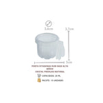 PORTA VITAMINA RUBI MÉDIO CRISTAL CÓD R2  PCT C/9