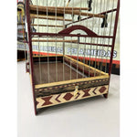 GAIOLA DE PASSEIO COLEIRO REDUZIDA COQUEIRO COM ROXINHO