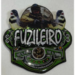 PLACA DE COLEIRO PAULISTA PERSONALIZADA EM 3D COM O NOME DO PÁSSARO