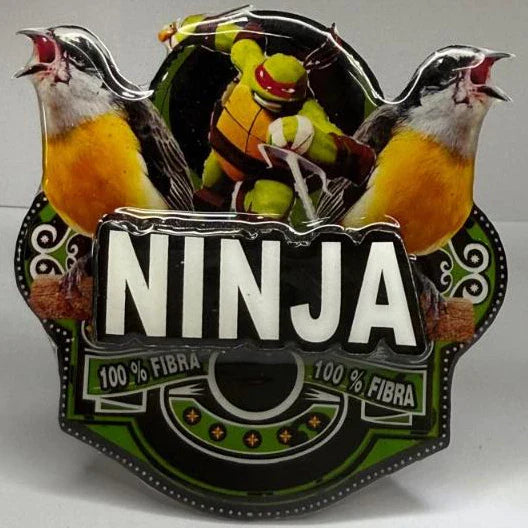 PLACA DE SIBITE PERSONALIZADA EM 3D COM NOME DO PÁSSARO