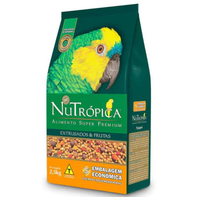 NUTROPICA PAPAGAIO COM FRUTAS 2,5KG